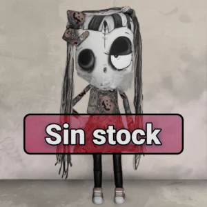 Imagen informativa de out of stock de la muñeca Amelie