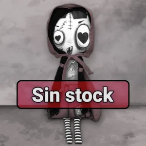 Imagen informativa de out of stock de la muñeca Caroline