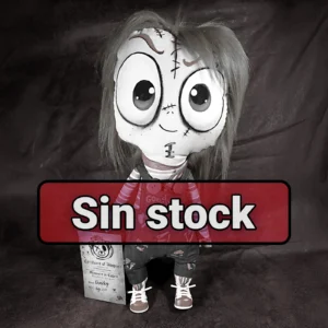 Imagen informativa de out of stock de la muñeca Chucky