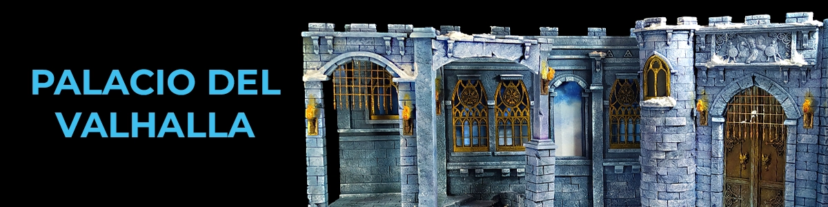 Imagen del diorama Palacio del Valhalla tonos fríos - Vista 01