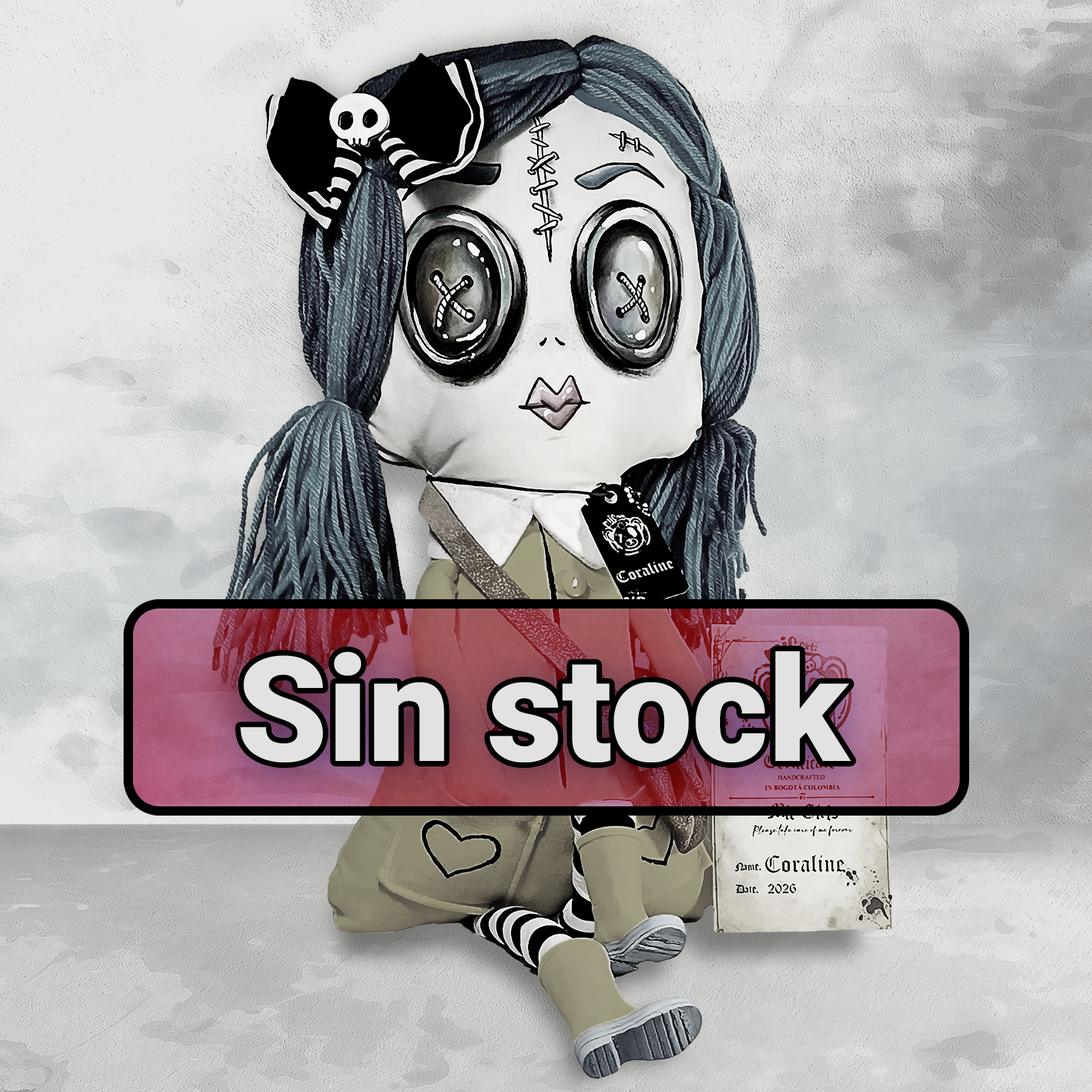 Imagen Sin Stock de la muñeca de t rapo Coraline