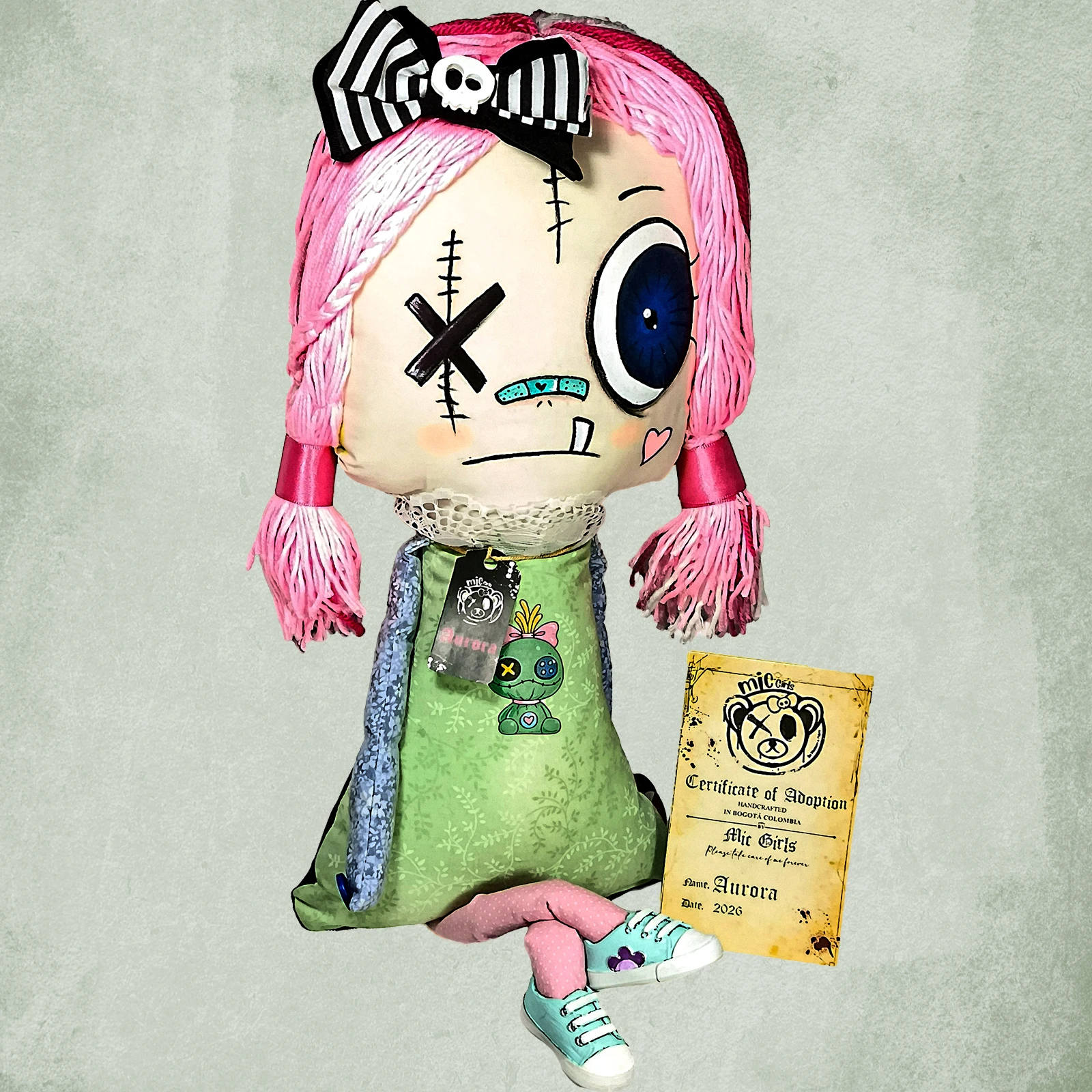 Imagen secundaria de la muñeca de trapo Aurora