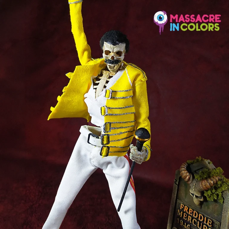 Freddie Mercury en 3D + Base