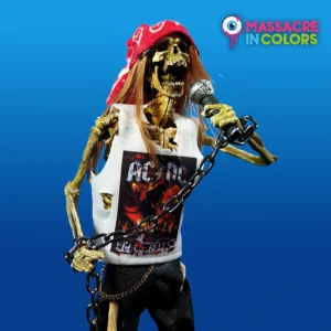 Esqueleto rockero en 3D + Base
