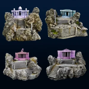 Foto de cuatro casas del Zodiaco impresas en 3D + Diorama - imagen 01