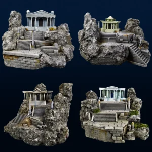13 Mini Casas del Santuario (Saint Seiya)